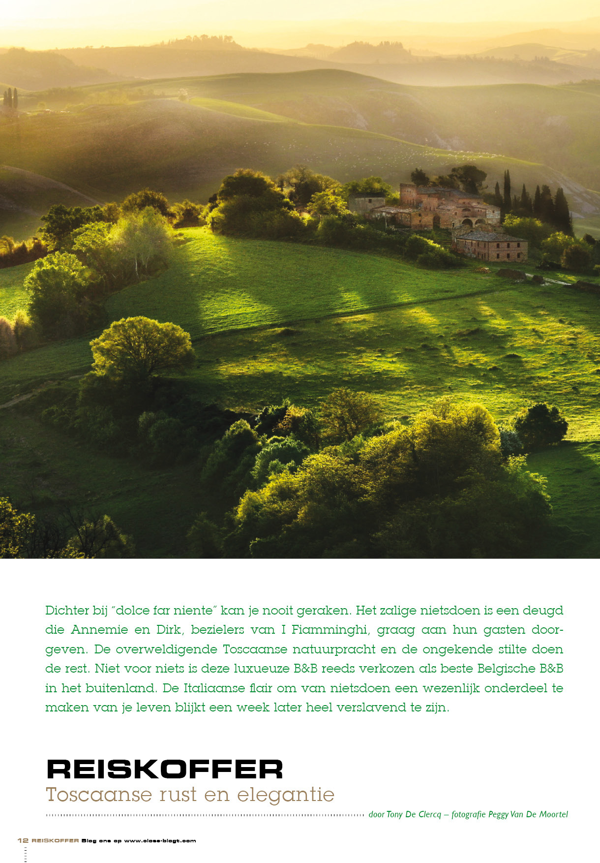 CLOSE Magazine reportage over I Fiamminghi, pagina 1