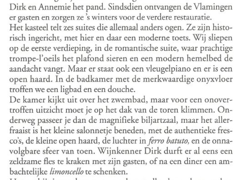 KNACK Weekend &ndash; Vlaamse gastvrijheid in Toscane