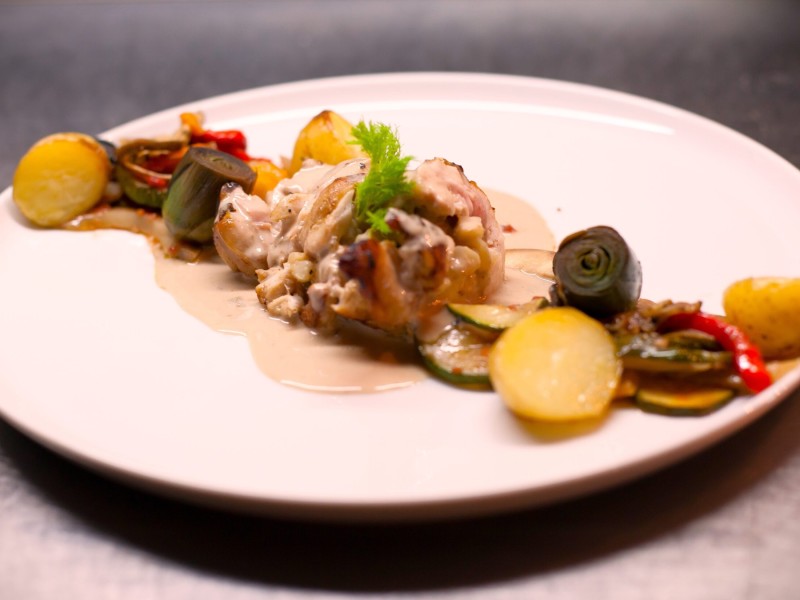 Verrassende saltimbocca van konijn